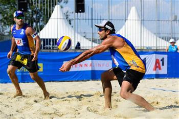  Brazilians looking strong in men’s and women’s events at Beach Volleyball Major event in Vienna