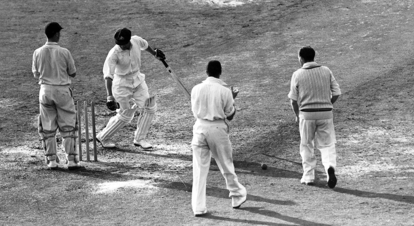 Sir Don Bradman was bowled for a duck in his final Test innings, meaning he finished with an average of 99.94 ©Getty Images