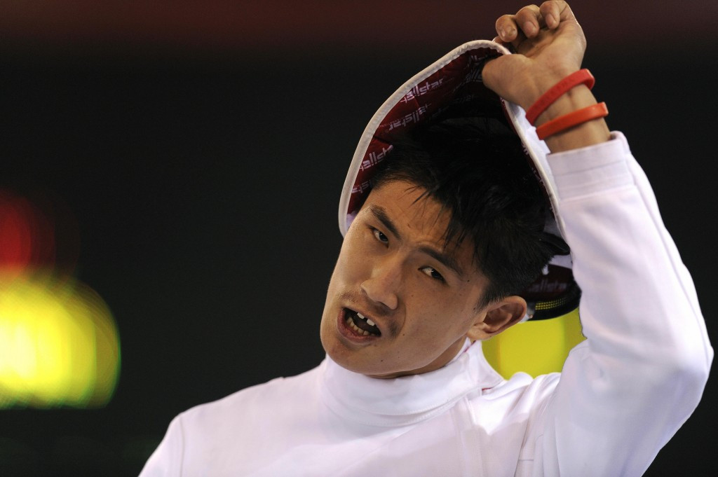 Jianquan Tian defended his sabre world title