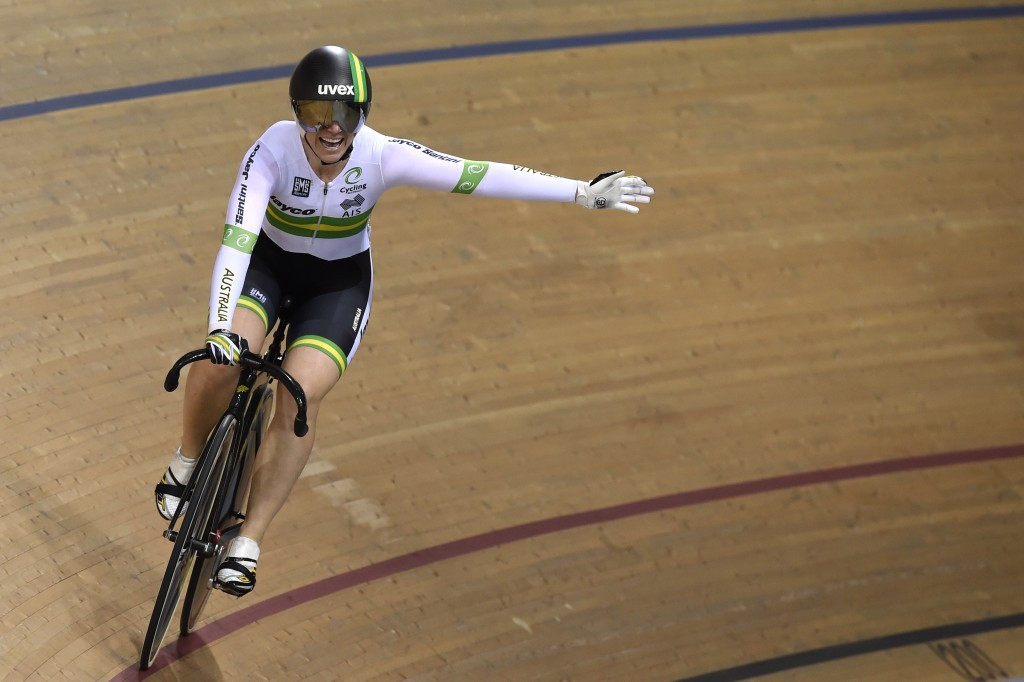 Anna Meares is shortlisted after winning a record 11th track cycling world title ©Getty Images