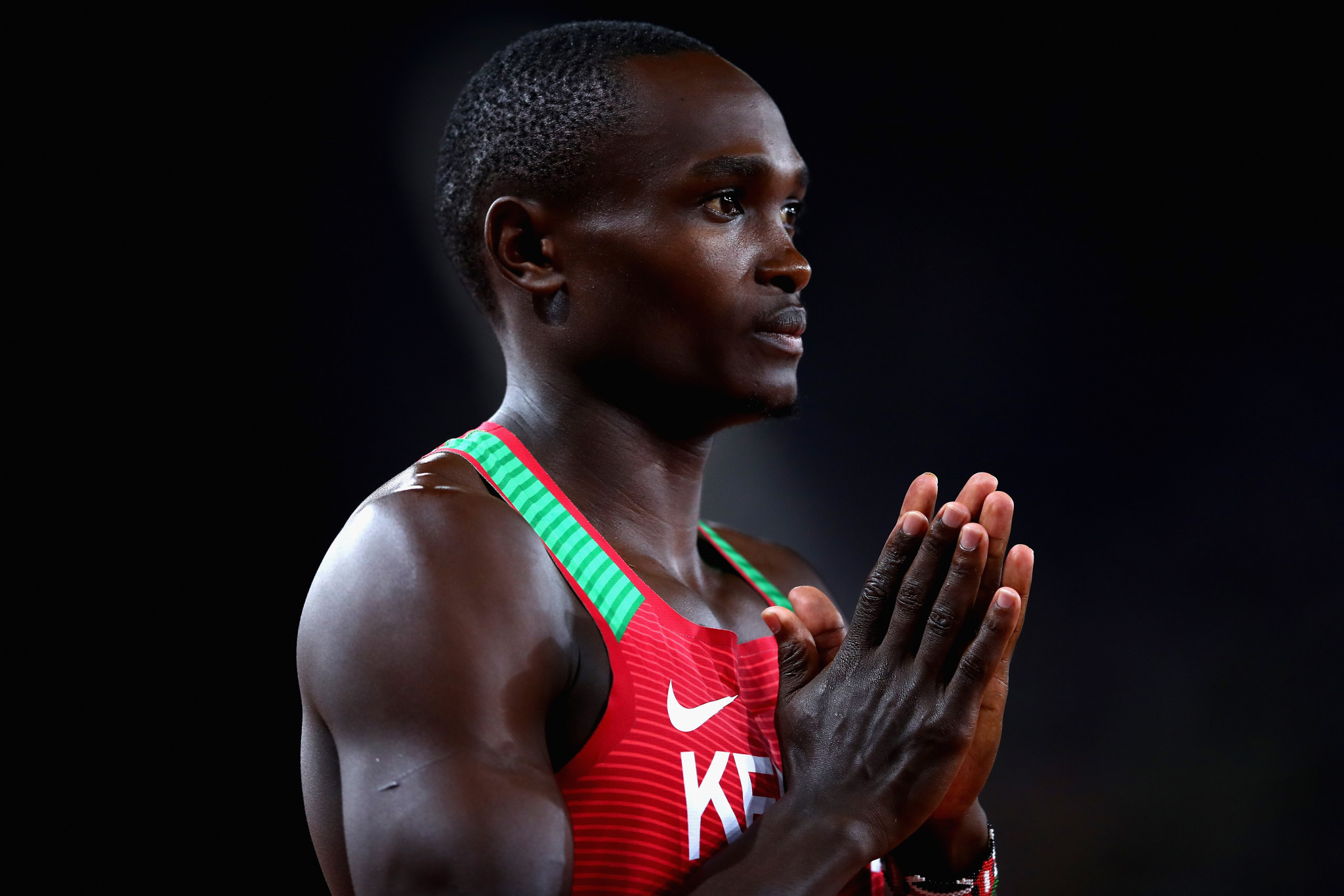 Kenyan sprinter Boniface Mweresa, pictured competing at this year's Commonwealth Games in the Gold Coast, has been implicated in a doping scandal after testing positive, although he blames a supplement ©Getty Images