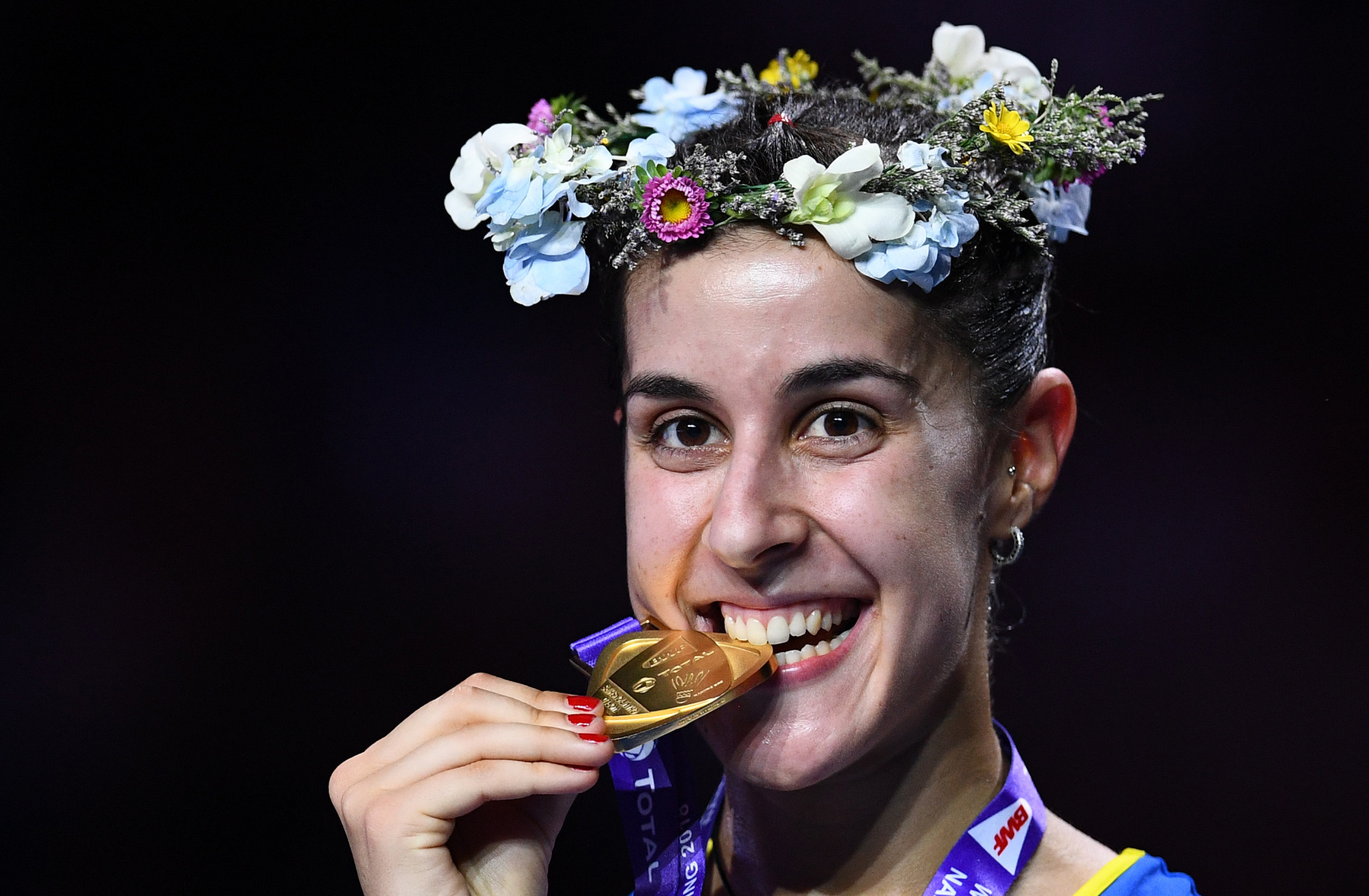 Carolina Marin won her third world title ©Getty Images