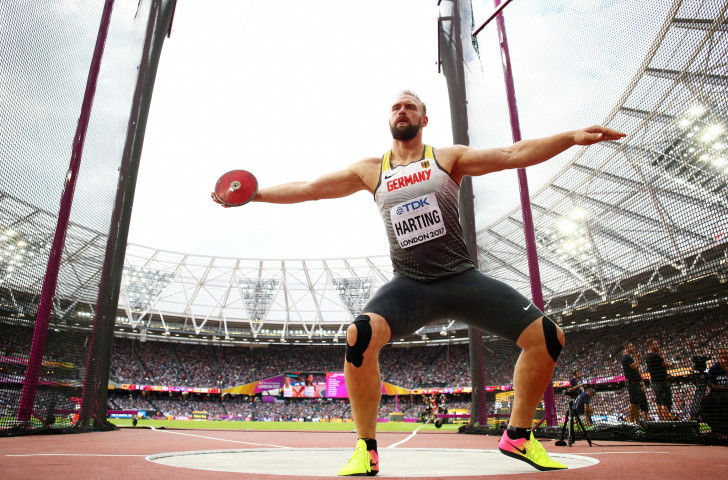 Robert Harting, London 2012 discus champion, will end his international career in his home stadium in Berlin where he earned a world title in 2009 ©Getty Images  