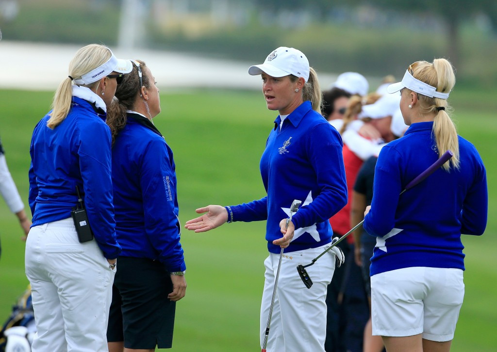 Suzann Pettersen has apologised for her role in the controversial fourballs match ©Getty Images