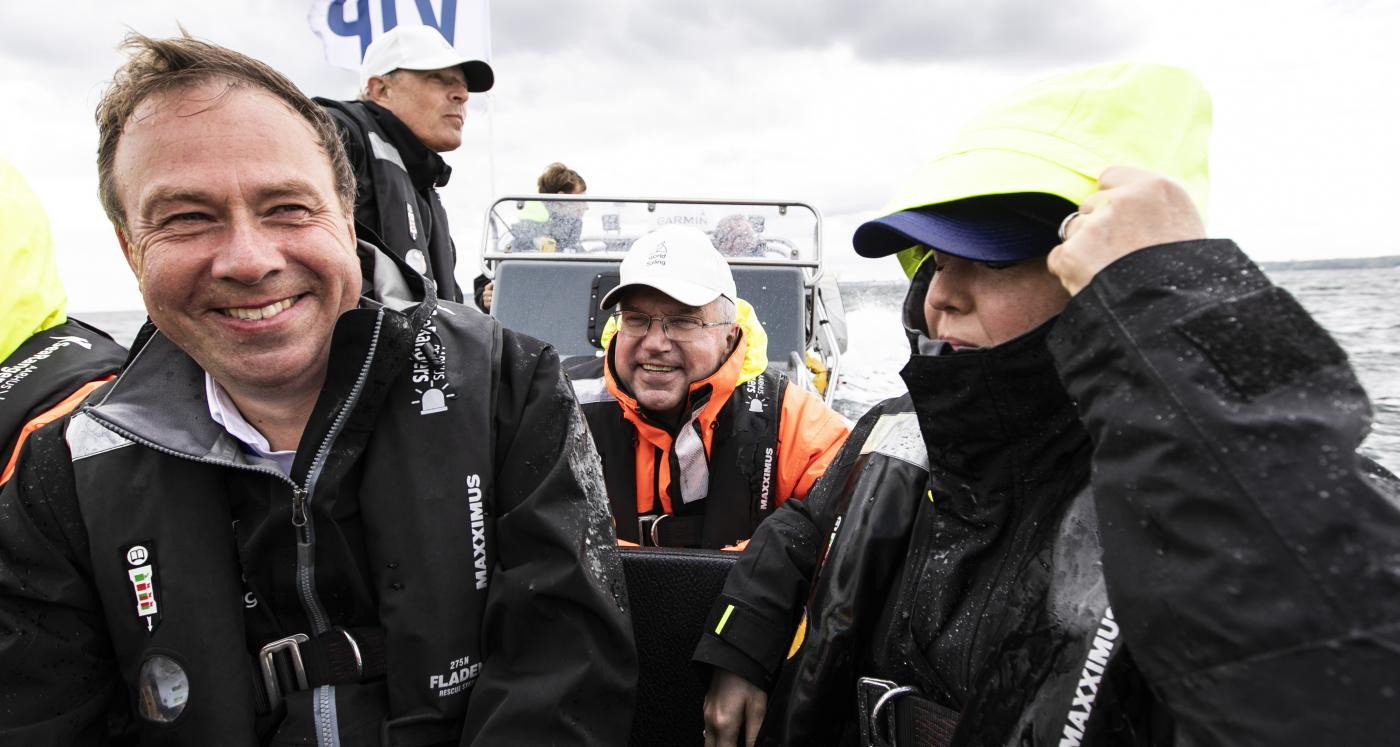 IOC President Bach visits Sailing World Championships in Aarhus