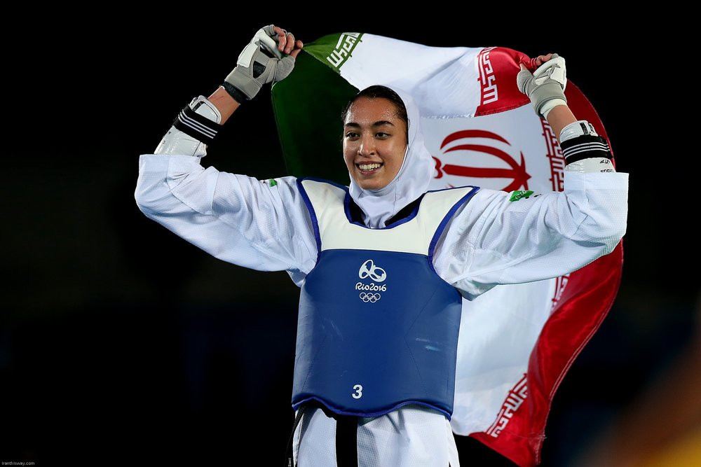 Kimia Alizadeh will not become the first woman to carry Iran's flag at an Asian Games after withdrawing from Jakarta Palembang 2018 with a an anterior cruciate ligament injury ©Getty Images