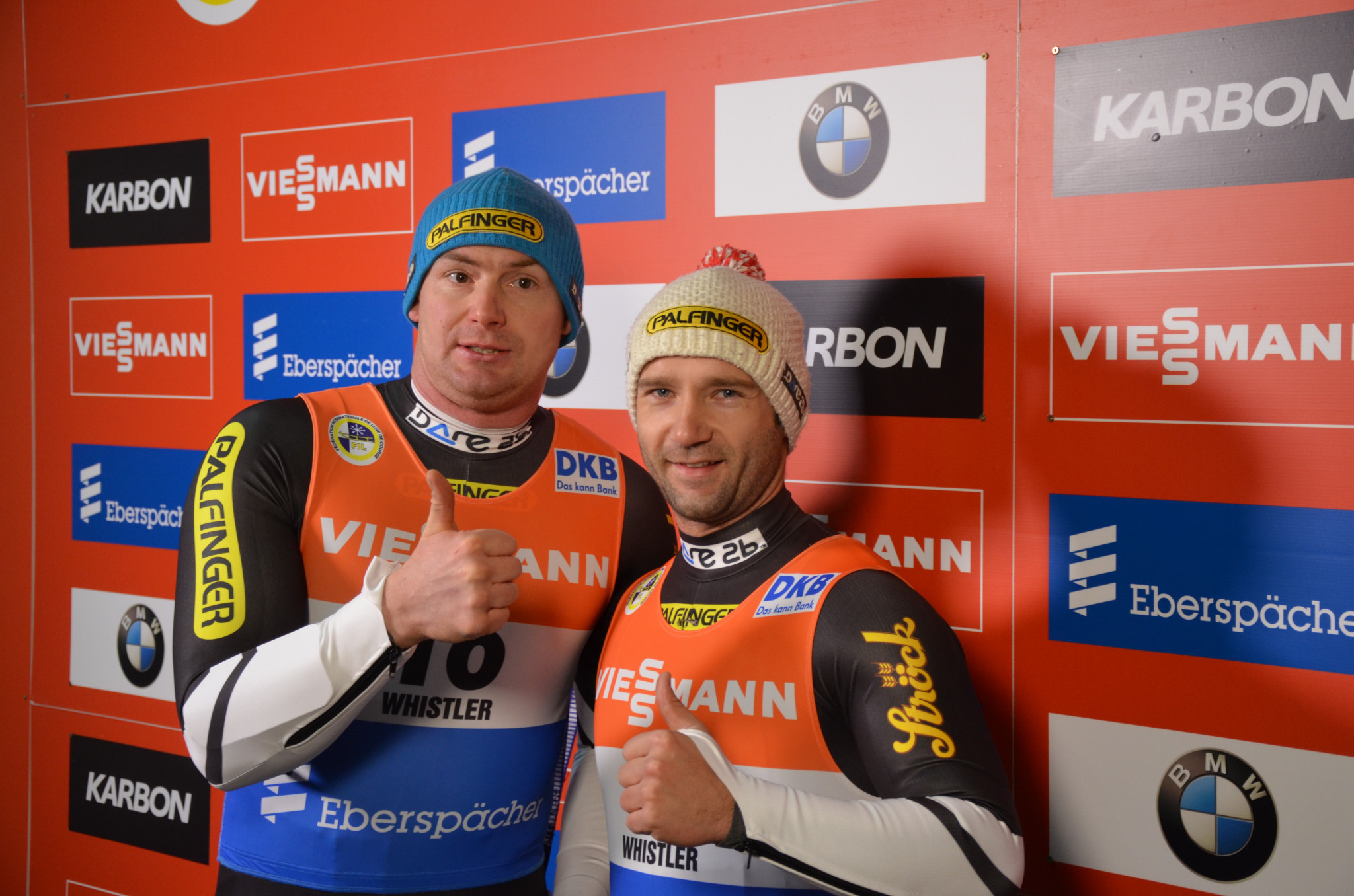 Austria's Peter Penz and Georg Fischler, Pyeongchang 2018 luge doubles silver medallists, have retired ©Getty Images  