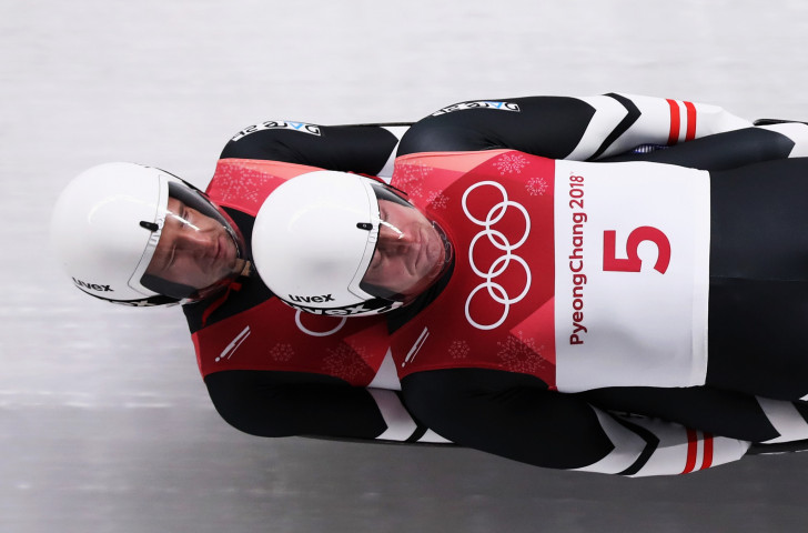 Austria's Peter Penz and Georg Fischler, en-route to luge doubles silver at the Pyeongchang 2018 Olympics, have announced their retirement ©Getty Images  