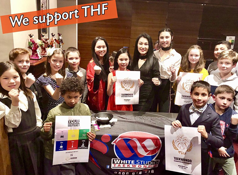 Australian fundraisers collect cash for Taekwondo Humanitarian Foundation