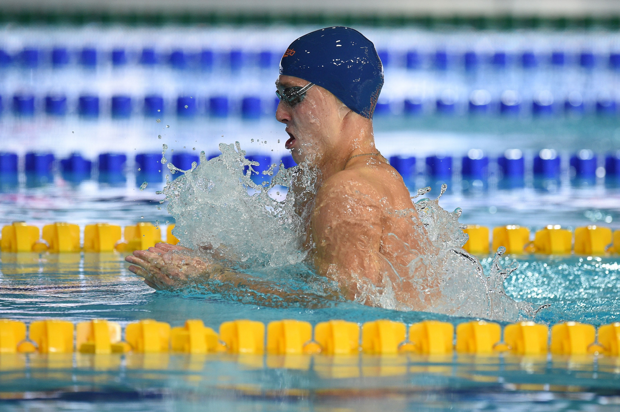 World champion Anton Chupkov broke his own European record to win the men's 200m breaststroke final ©Getty Images