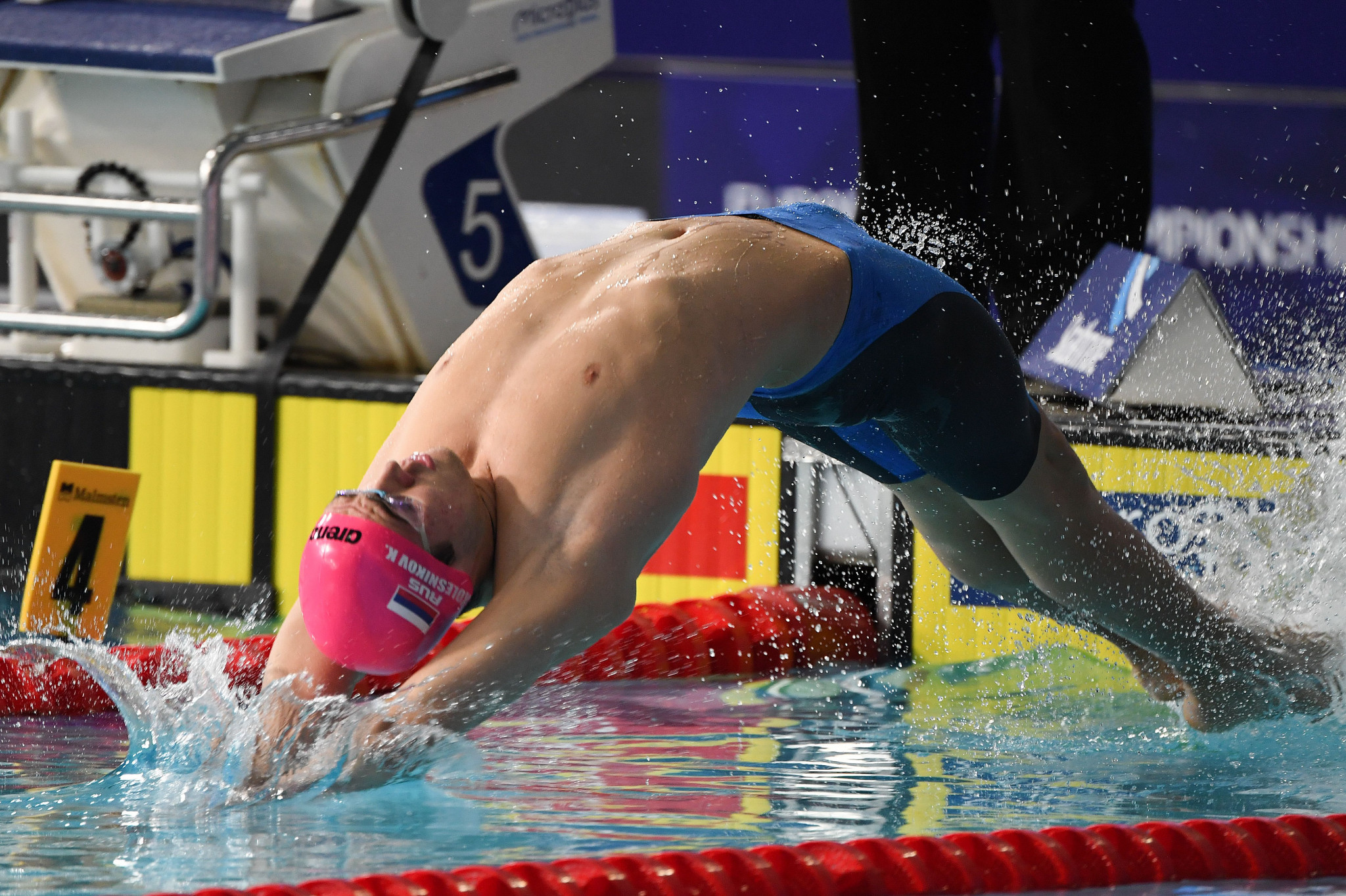 Russia's Kliment Kolesnikov continued his fine form with a world junior record-breaking win in the men's 100m backstroke final ©Getty Images