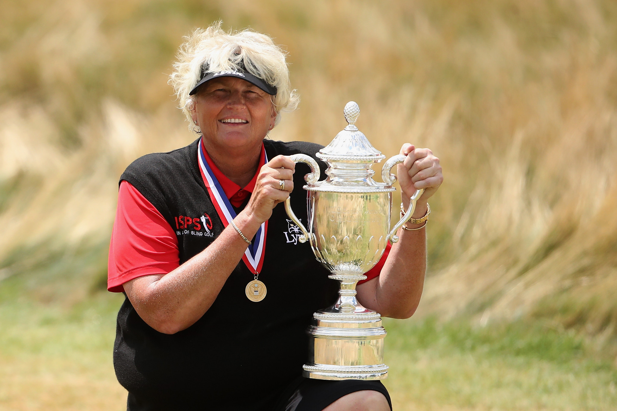 Laura Davies, who notched her 85th career title when she won the first US Senior Women's Open in Chicago last month, will be competing at Glasgow 2018 ©Getty Images