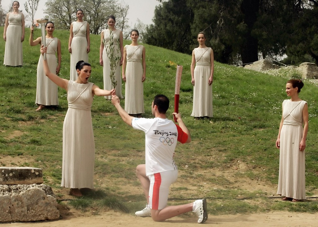 Horss guided the artistic presentation of the flame lighting ceremony in Ancient Olympia for more than 40 years