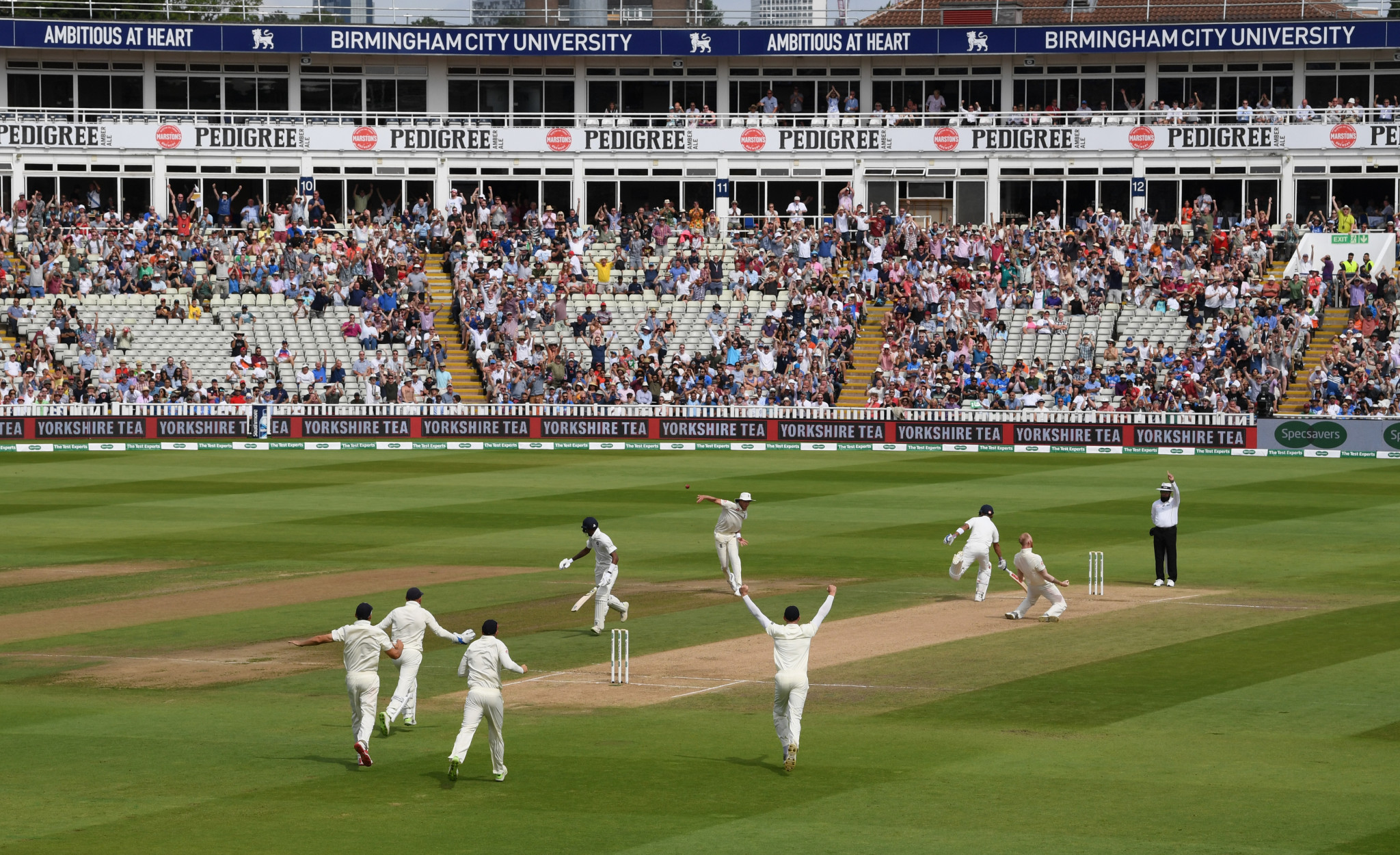 England and India played out a thrilling first Test at Edgbaston ©Getty Images