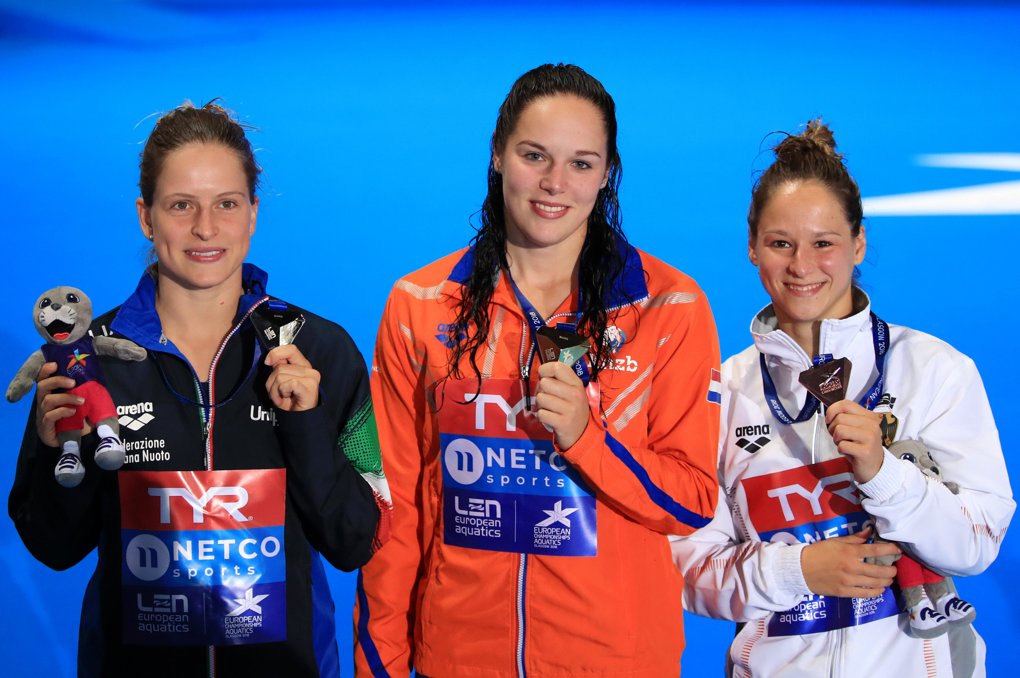 Celine van Duijn from The Netherlands took gold today in the women's 10m platform final, as the defending champion Lois Toulson from Great Britain could only manage fifth ©Getty Images
