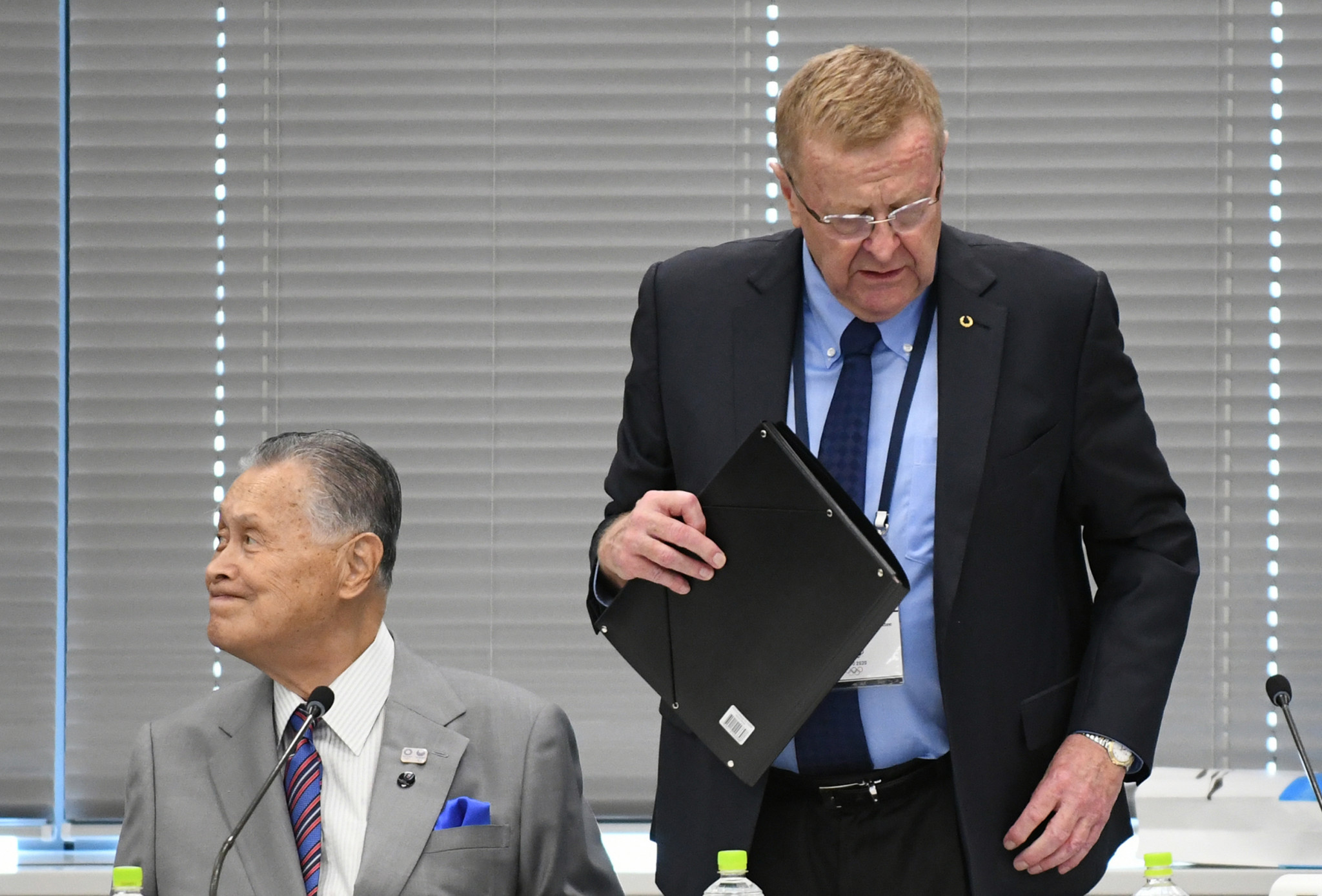 John Coates, right, is chair of the IOC Legal Affairs Commission ©Getty Images