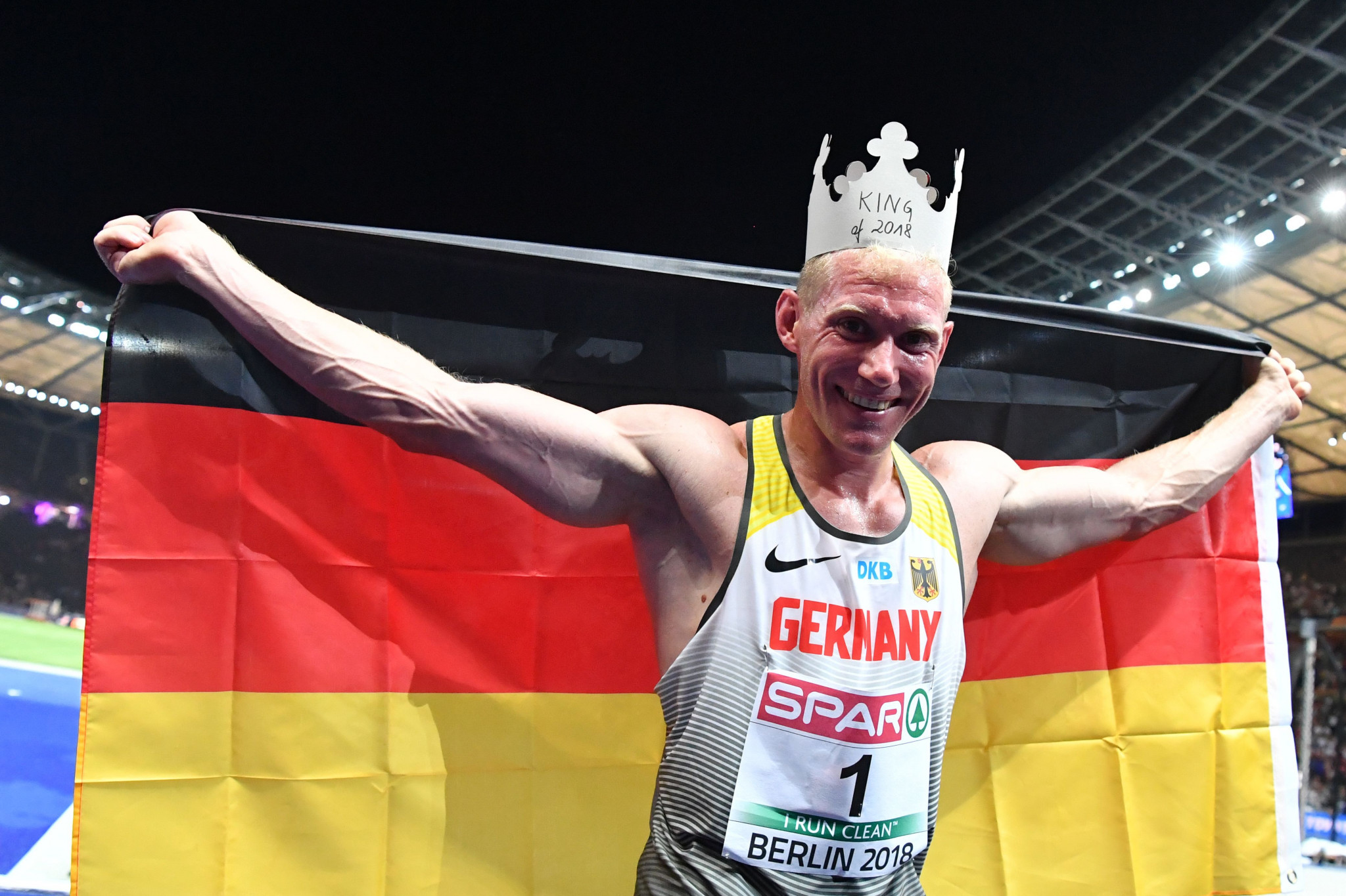 Germany's Arthur Abele won home decathlon gold in Berlin ©Getty Images