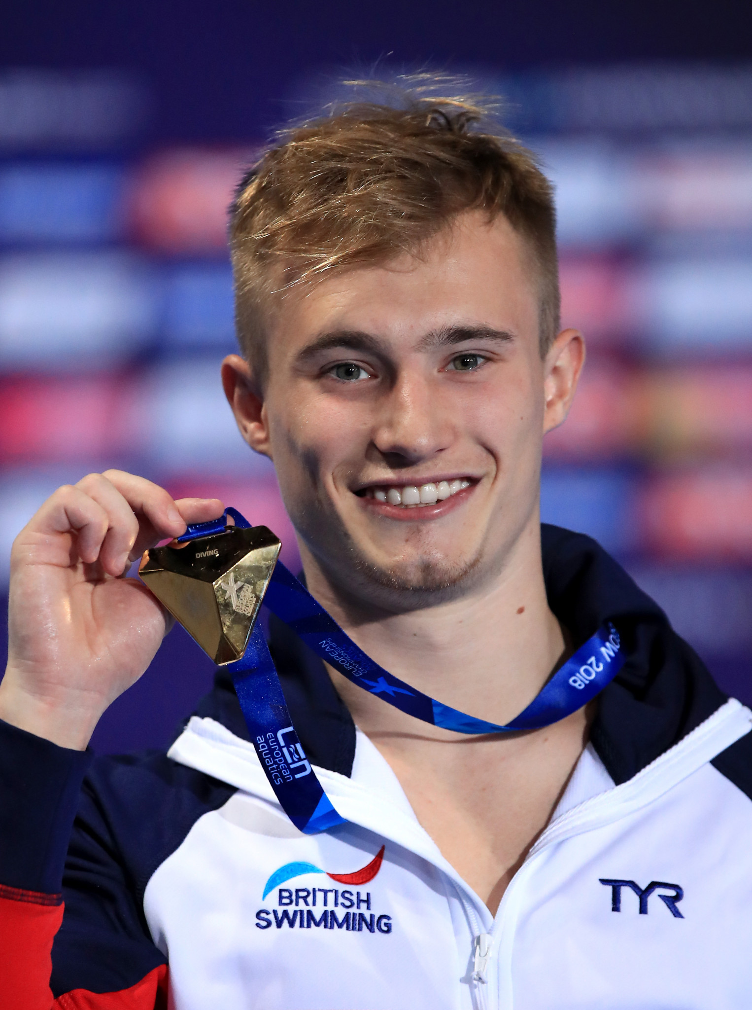 Great Britain's Jack Laugher has two golds from two at the European Championships, after winning the 3 springboard final today ©Getty Images
