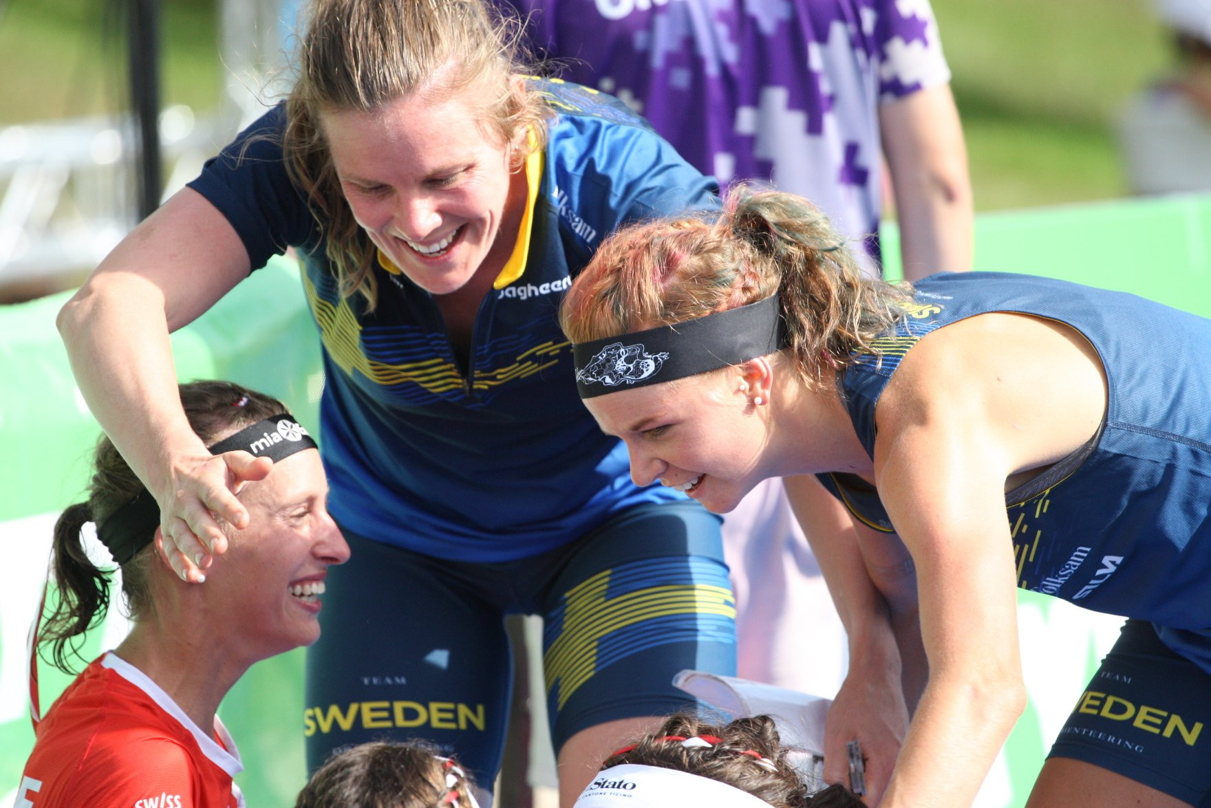 Sweden finished in second place in the women's race ©IOF