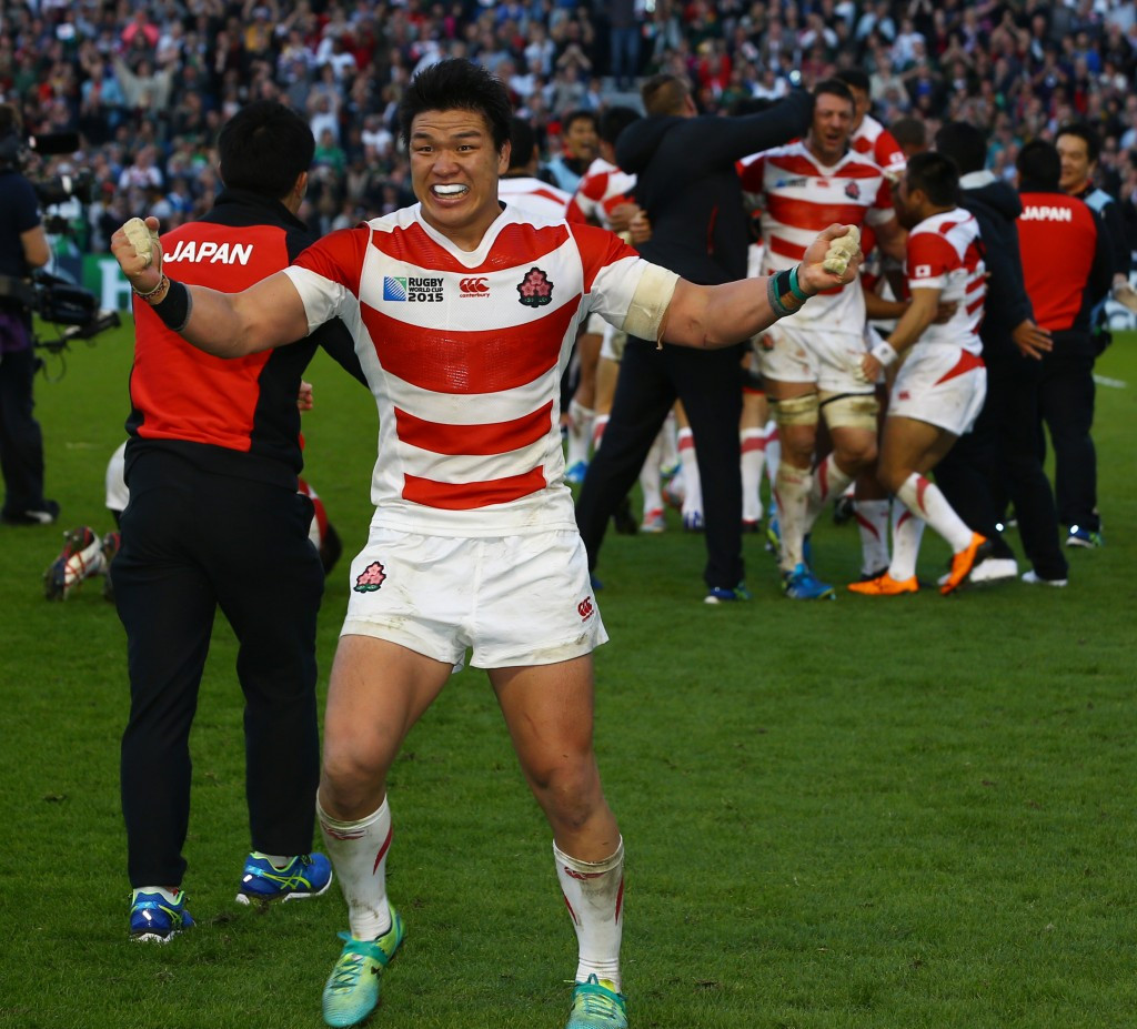 Japan stunned the world of rugby by beating South Africa