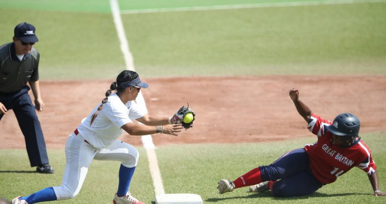 Great Britain came from behind to beat the Philippines in the placement round ©WBSC