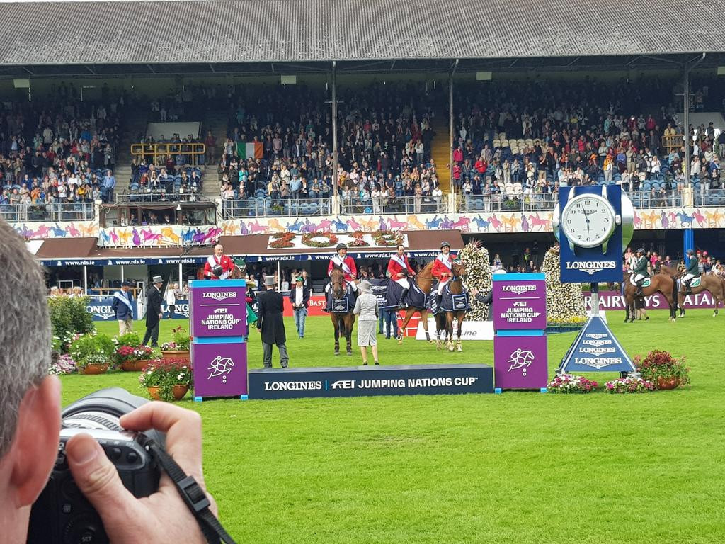 Mexico have won the final leg of the FEI Jumping Nations Cup in Dublin as FInals spots were confirmed ©Dublin Horse Show