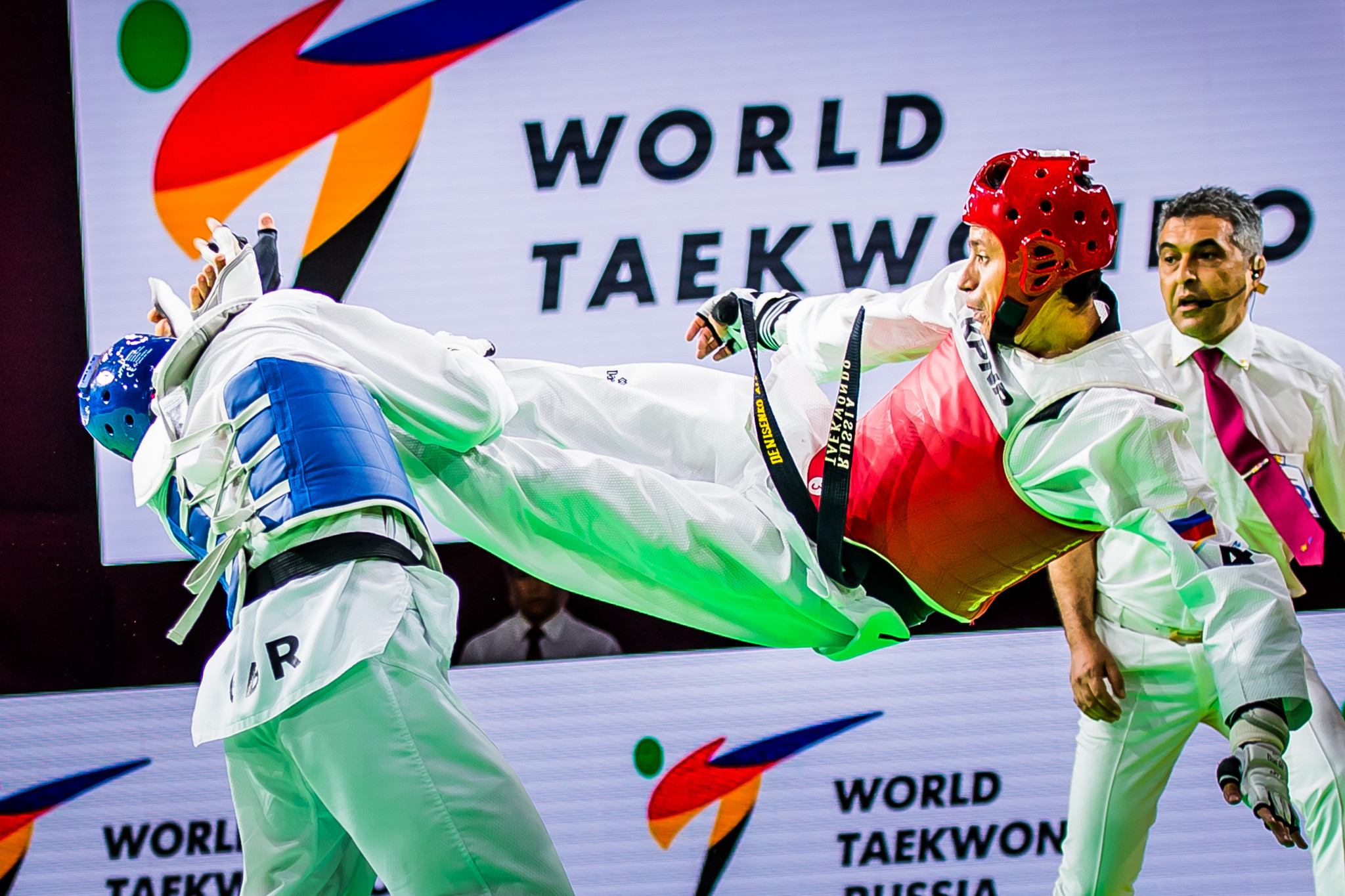 Russia’s Alexey Denisenko delighted the home crowd by claiming the men’s under-68 kilograms gold medal on the first day of action at the World Taekwondo Grand Prix series leg in Moscow ©World Taekwondo