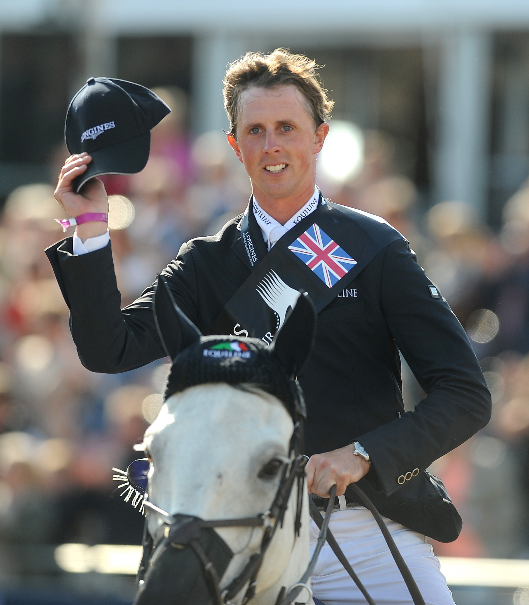 Great Britain's Ben Maher leads the tour standings. He won the last leg of the tour in London ©Getty Images