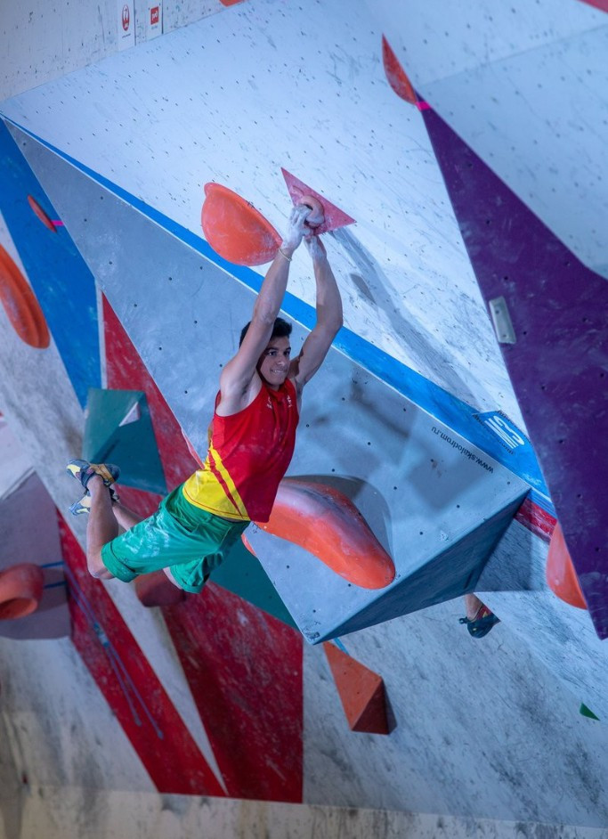 Bouldering events took centre stage in Moscow today ©IFSC