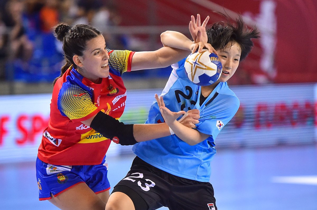 South Korea edged Spain 32-31 in a thrilling Group D contest ©IHF/Twitter