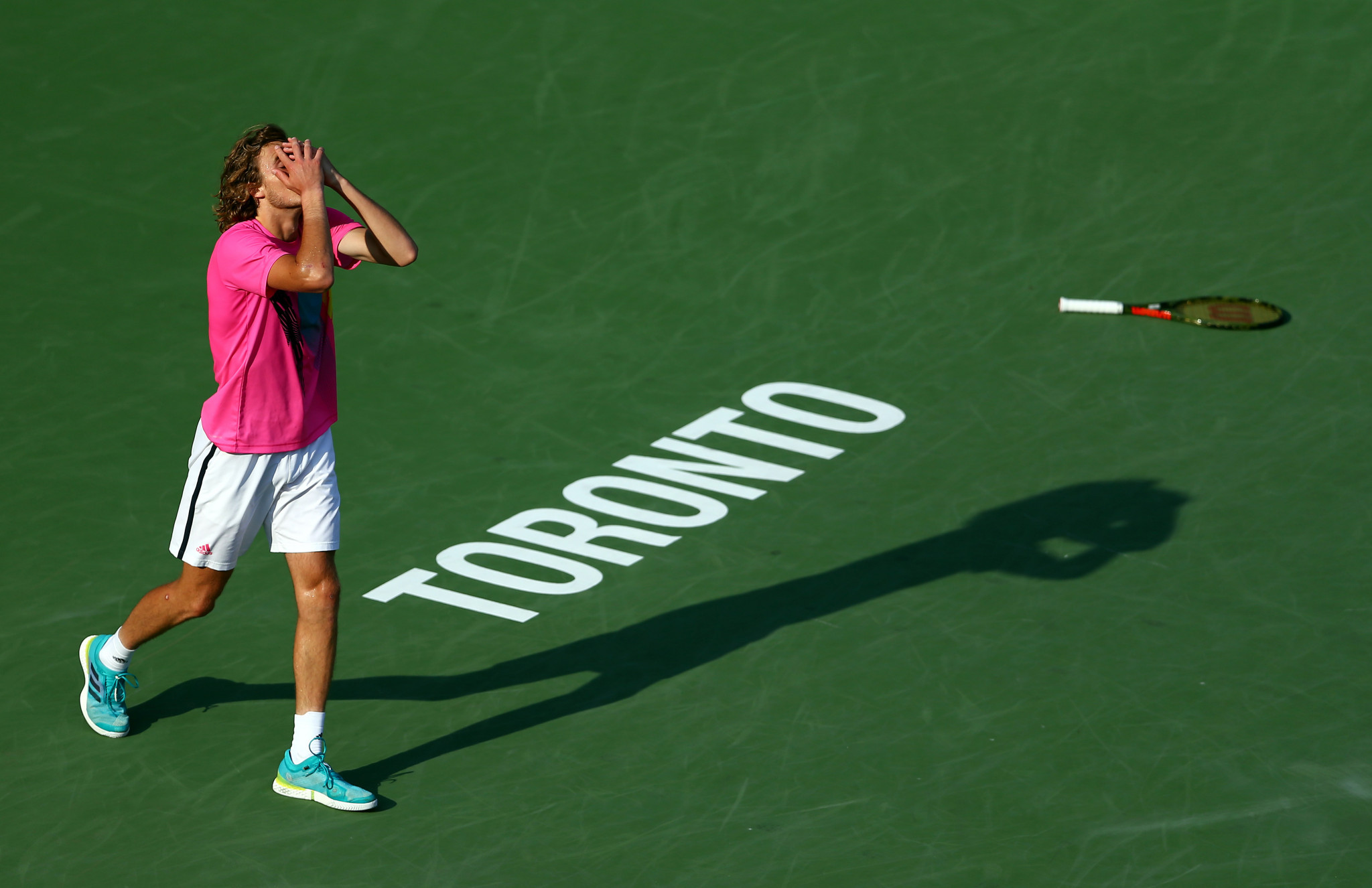 Stefanos Tsitsipas continued his giant-killing run at the Rogers Cup to reach the final ©Getty Images