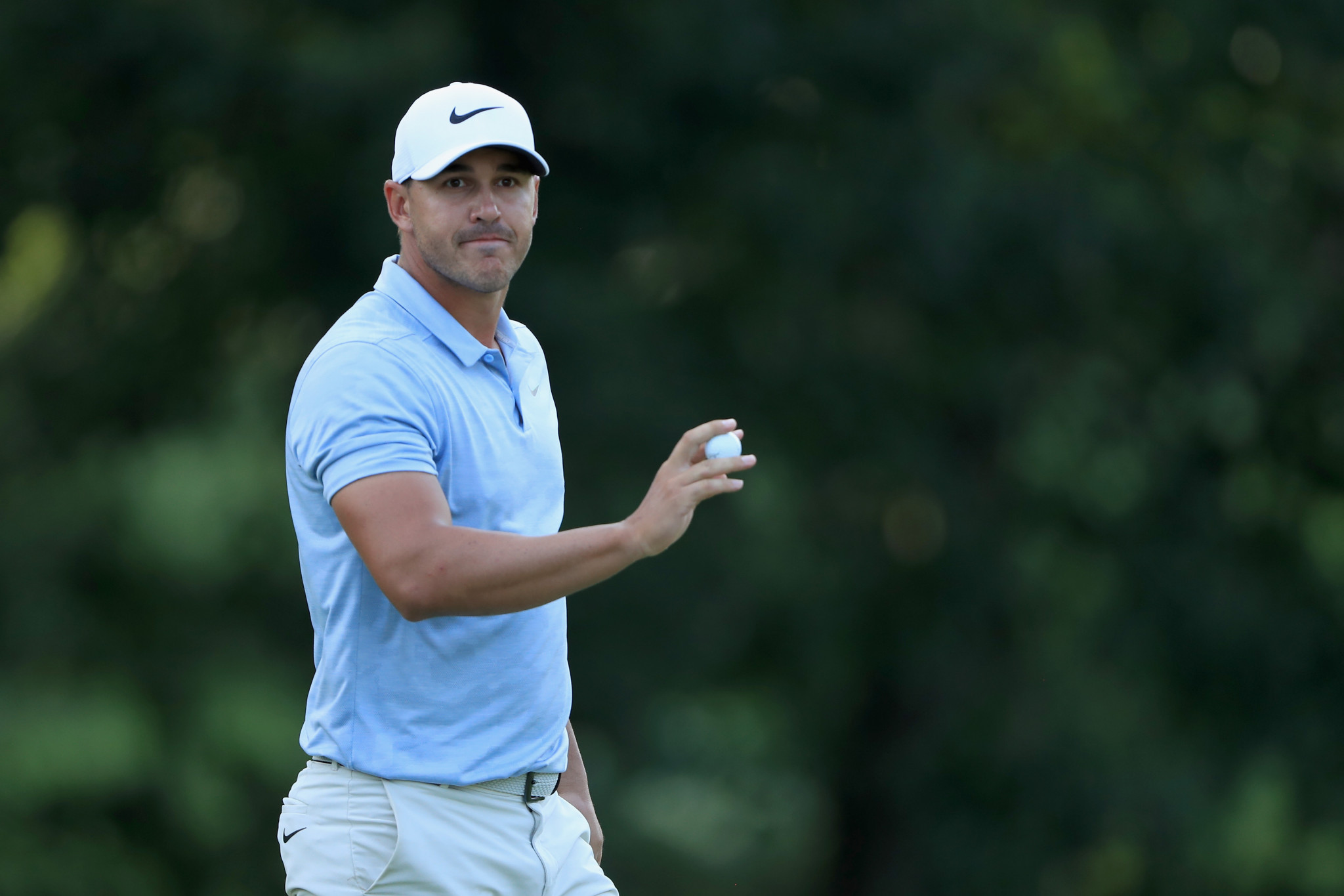 Brooks Koepka, this year's US Open champion, leads the US PGA with one round to go by three shots ©Getty Images