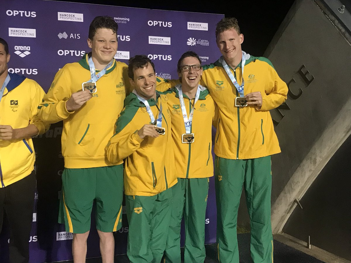 Australia won another 13 medals today at the Pan Pacific Para Swimming Championships in Cairns ©Swimming Australia