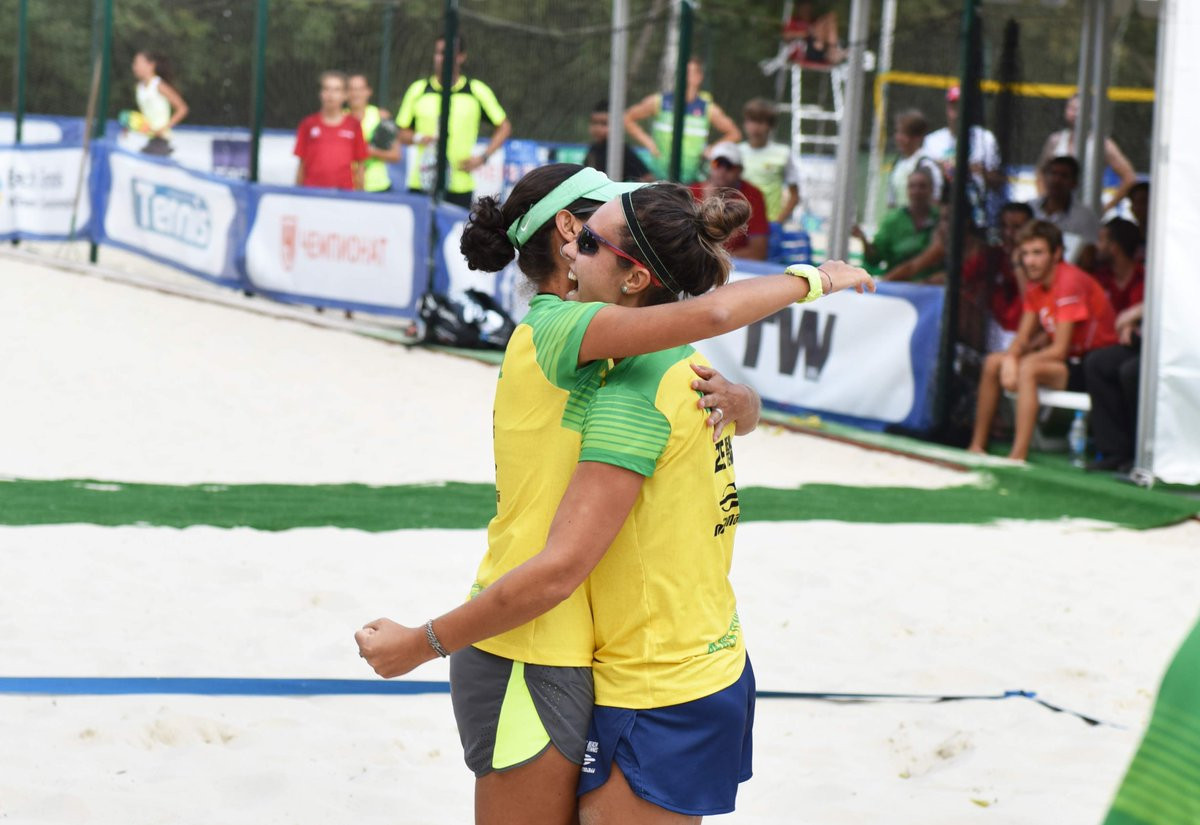 Brazil beat Italy on the sand in Moscow ©ITF/Twitter