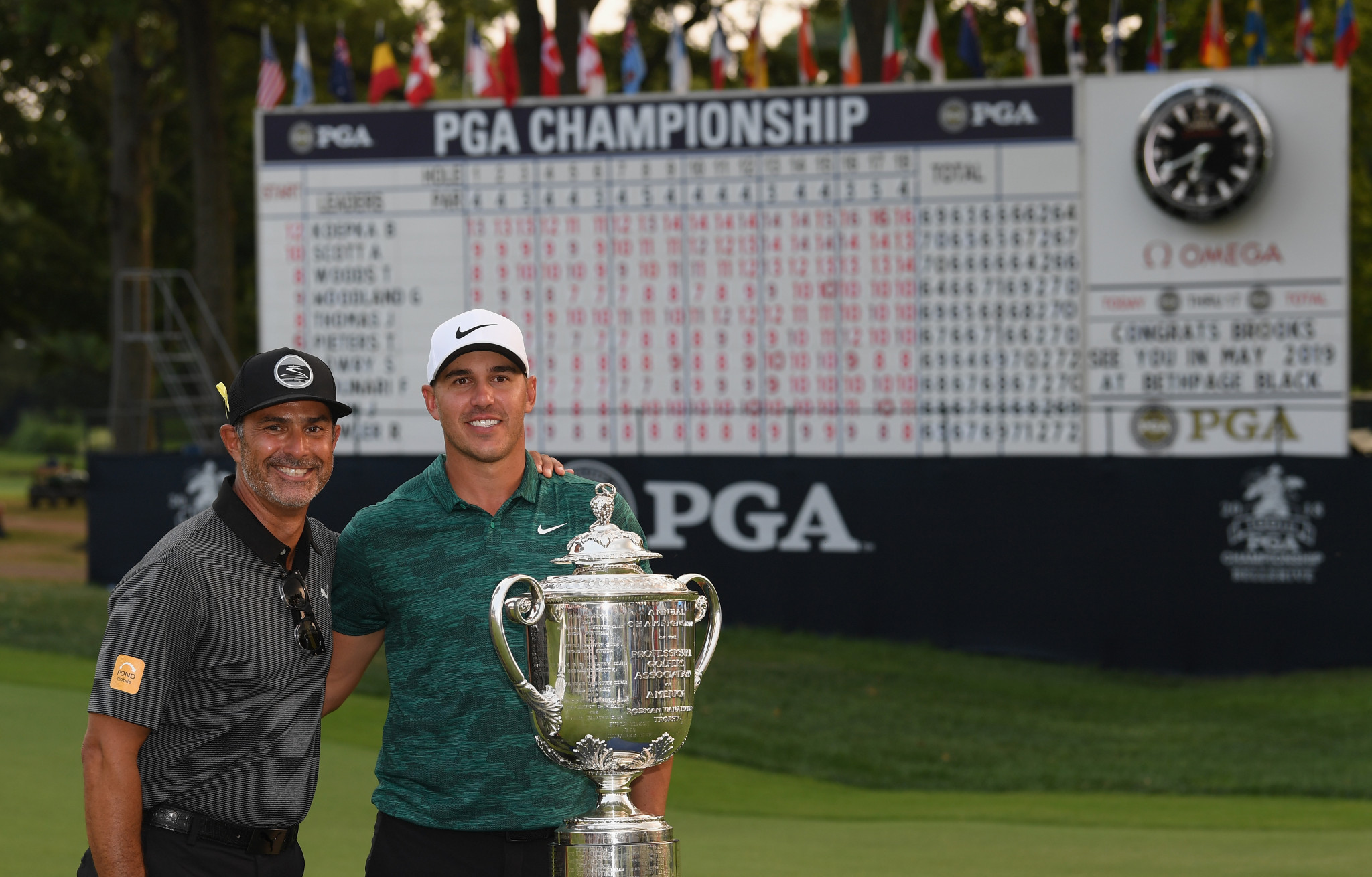 World number four Brooks Koepka has won the US PGA Championship at Bellerive to claim his third major title in 14 months ©Getty Images