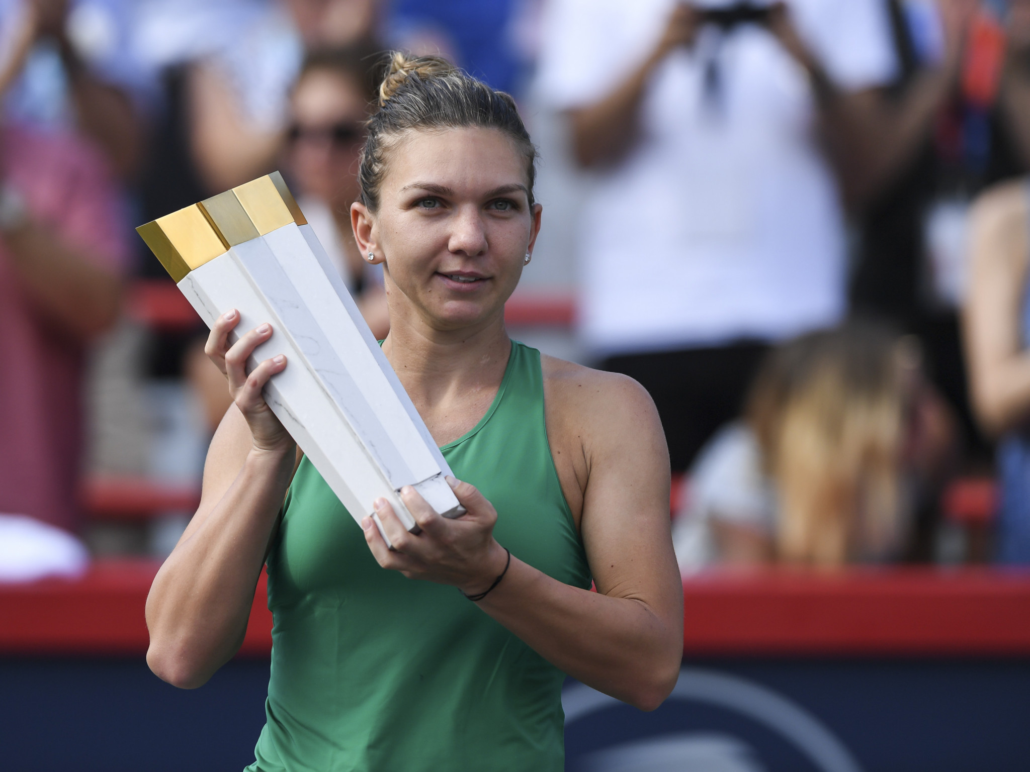 Simona Halep won the women's event in Montreal for the second time ©Getty Images