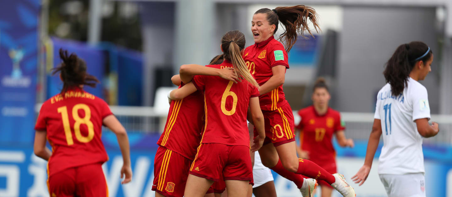 Spain's 2-2 draw with the United States in Group C means they progress as group winners ©FIFA