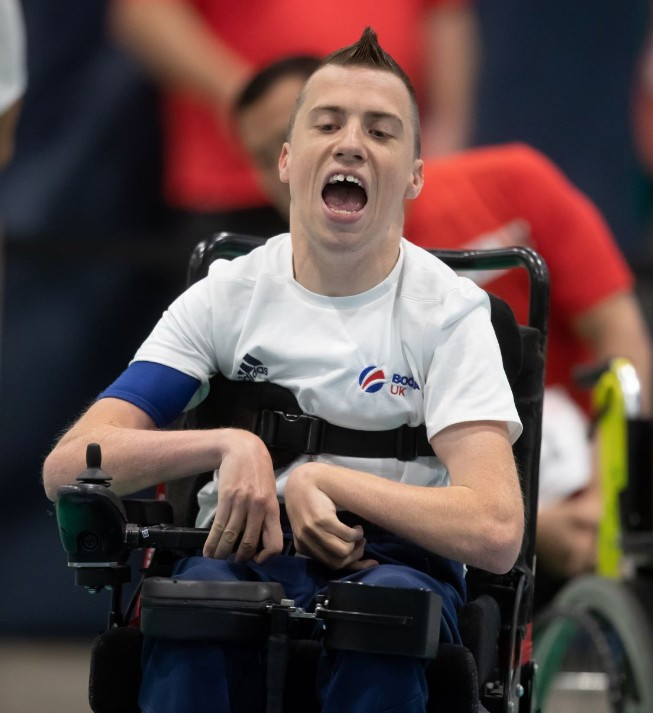 David Smith continued his good form at the showpiece boccia event ©BISFed