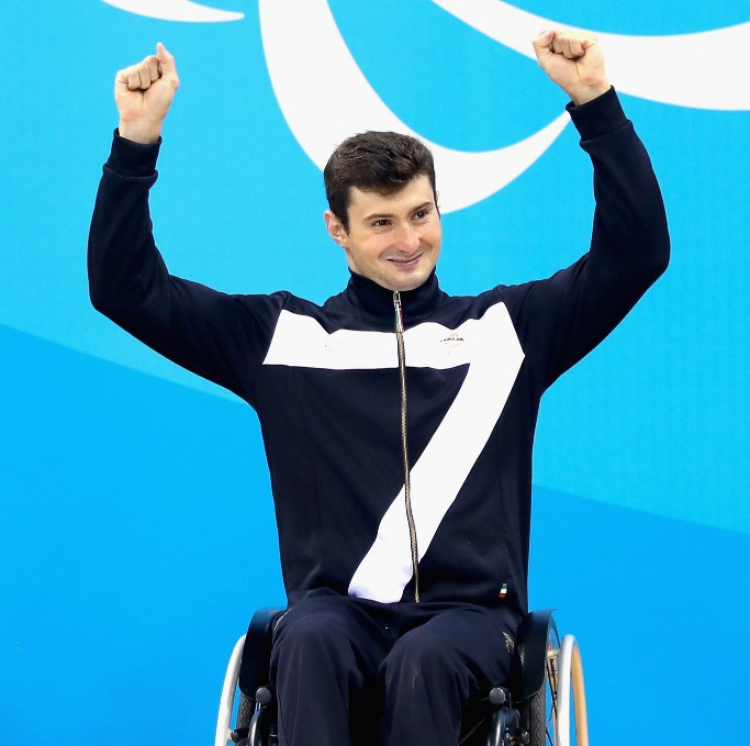 Francesco Bocciardo, pictured at Rio 2016, broke a world record today ©Getty Images