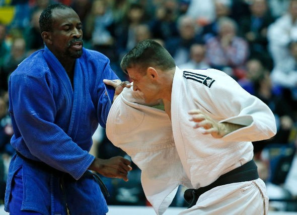 Mark Huizinga was the star attraction on the second day of the Championships ©IJF