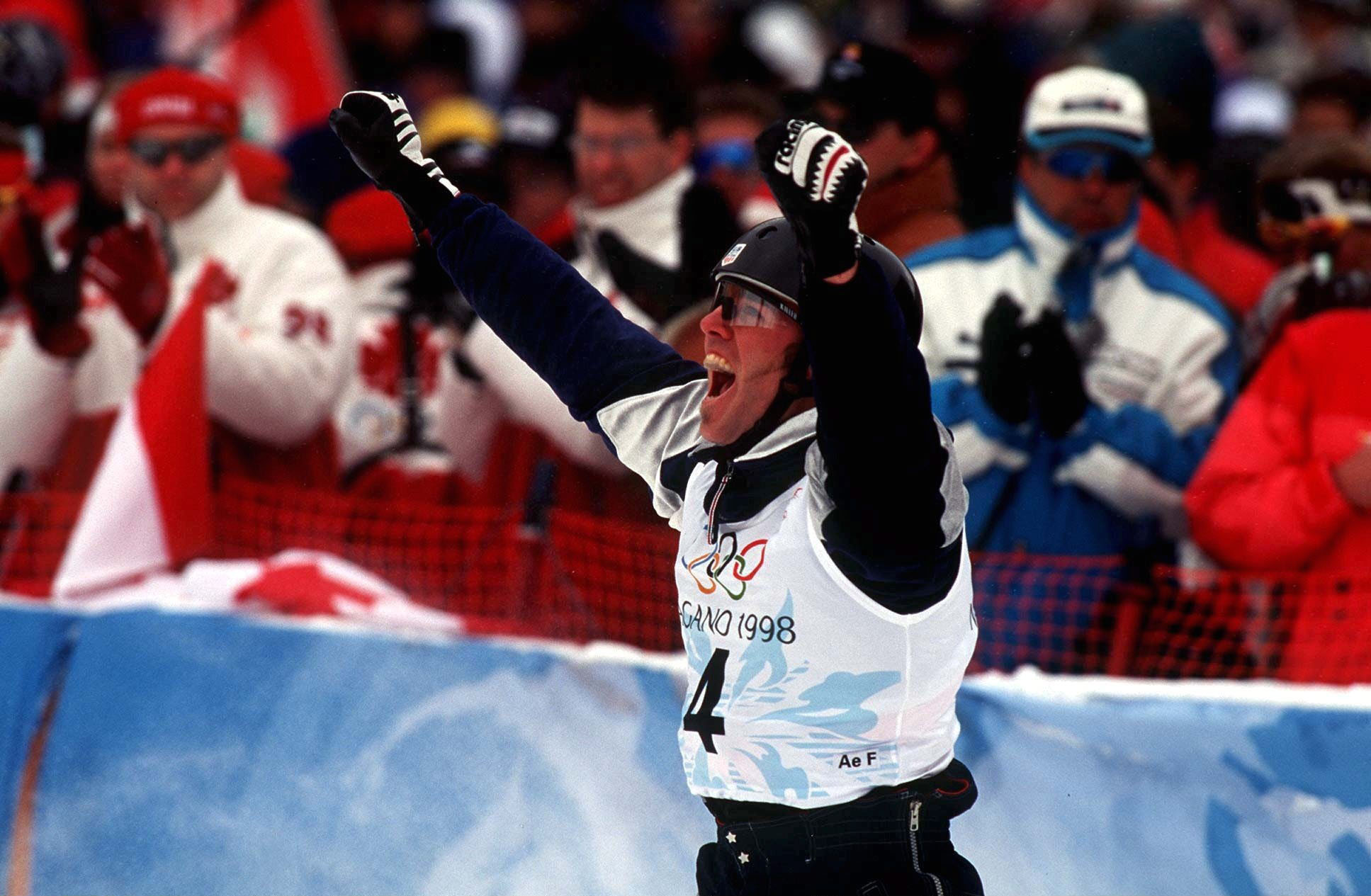 Eric Bergoust won Olympic gold at Nagano 1998 ©Getty Images