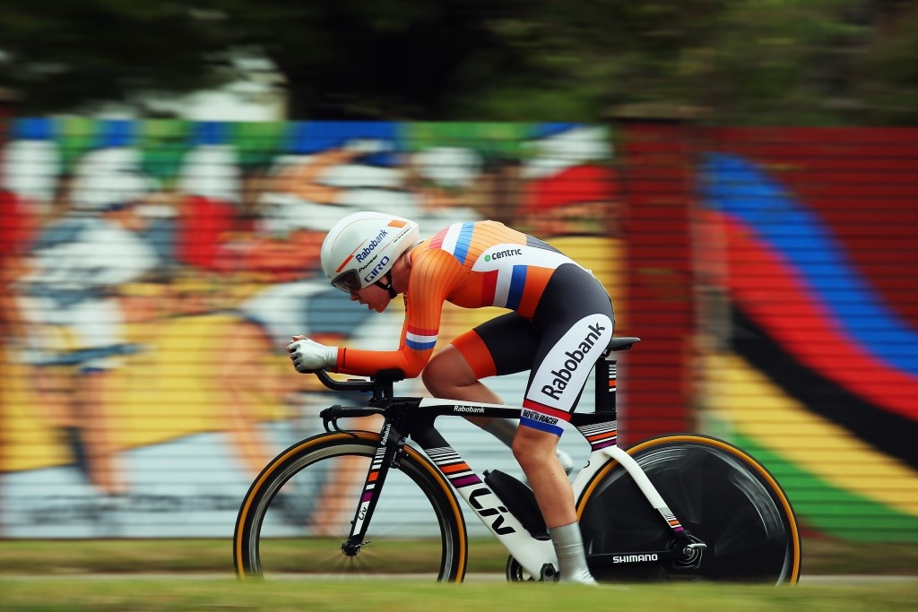 The Netherlands' Anna van der Breggen finished as the runner up