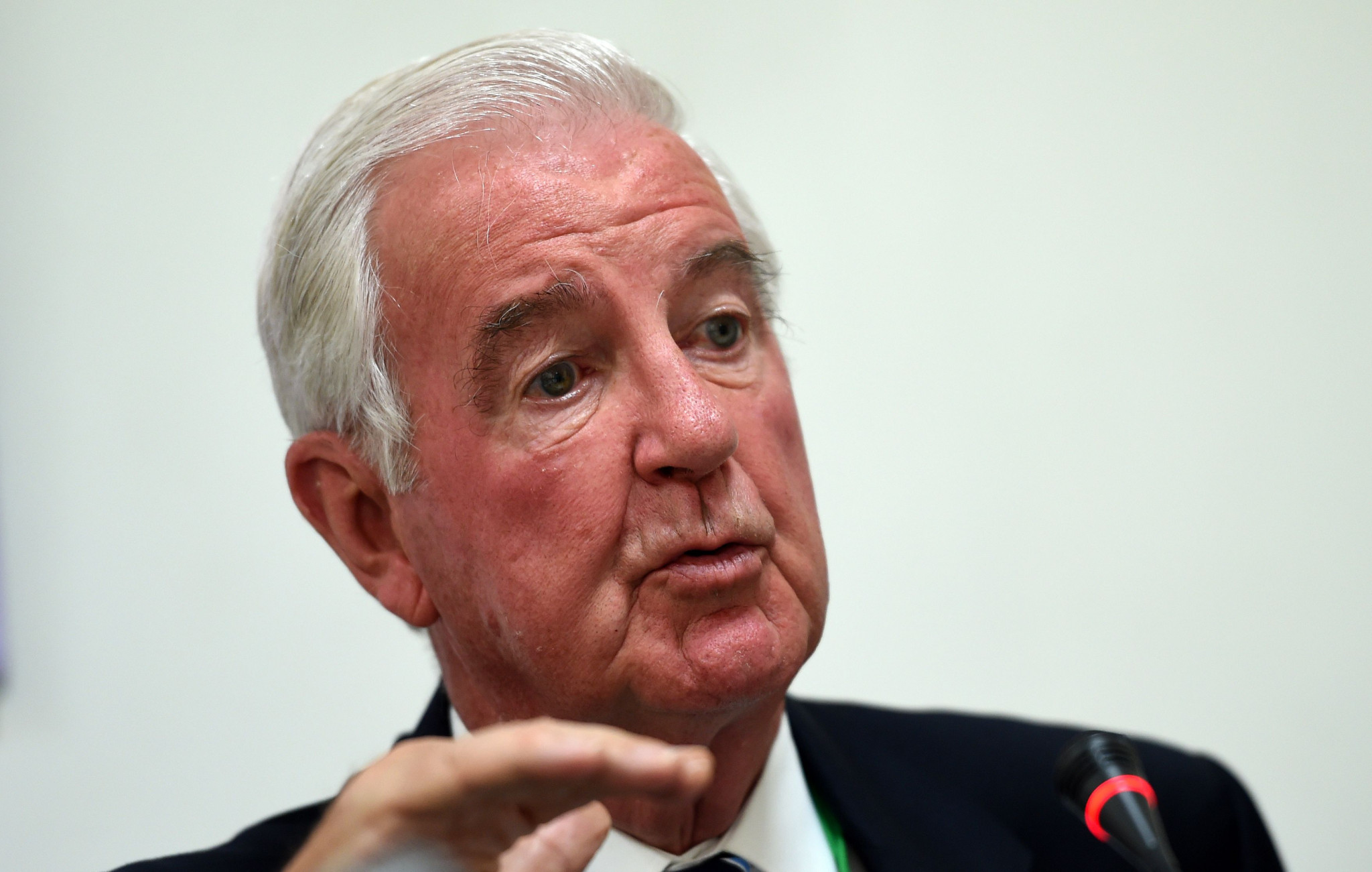 WADA President Sir Craig Reedie admitted his frustration at the lack of response to Russia ©Getty Images