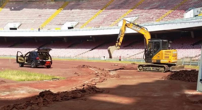 Naples 2019 sign deal for renovation work at San Paolo Stadium