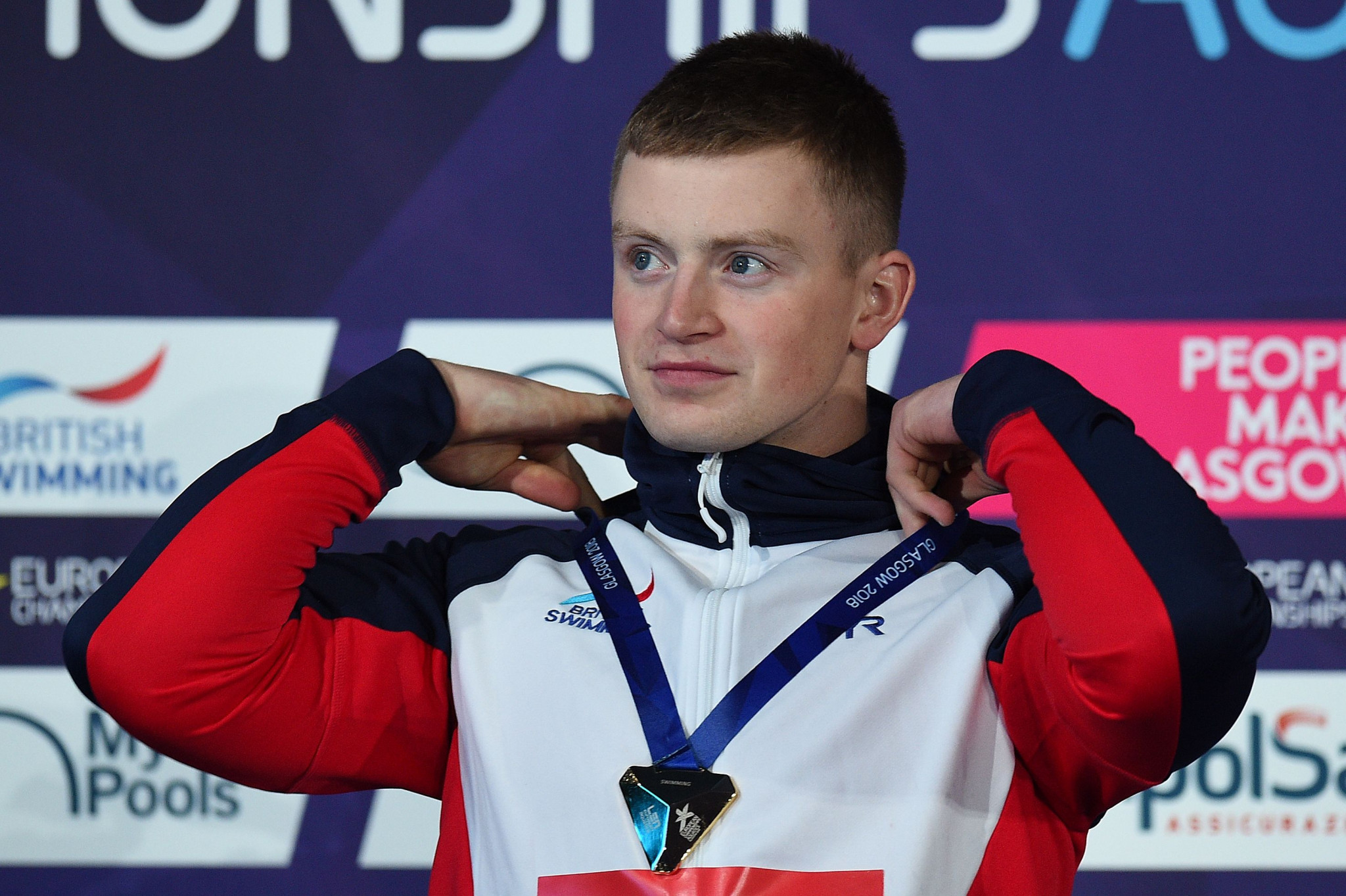 Adam Peaty was one of the stars of the European Championships, shared between Glasgow and Berlin ©Getty Images