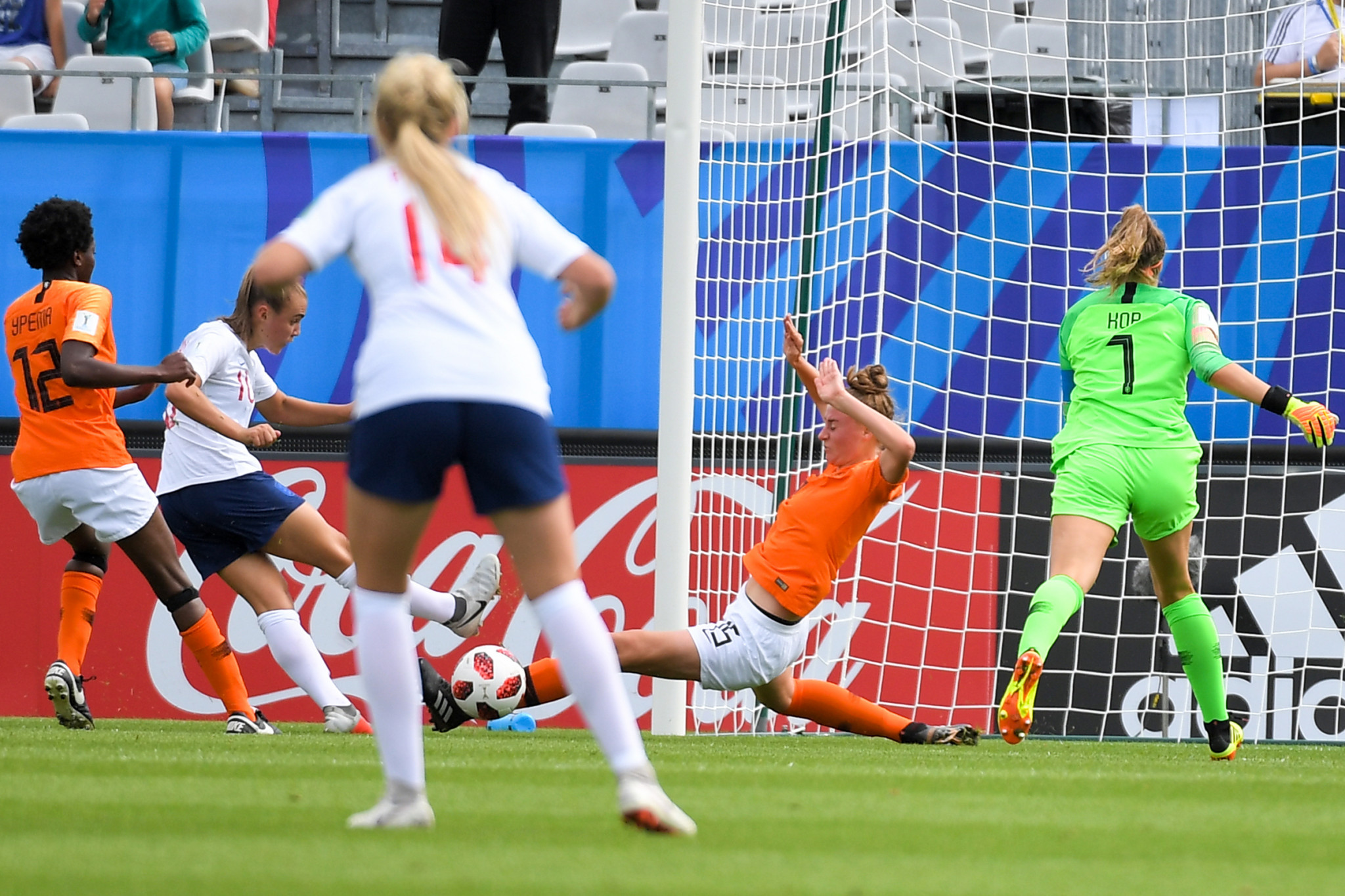 Georgia Stanway scored twice to guide England to victory over The Netherlands ©Getty Images