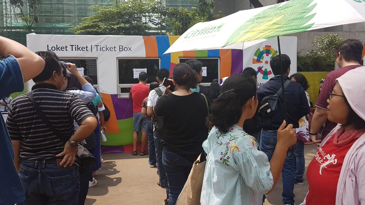 There has been anger and confusion over ticketing arrangements for the 2018 Asian Games ©Twitter