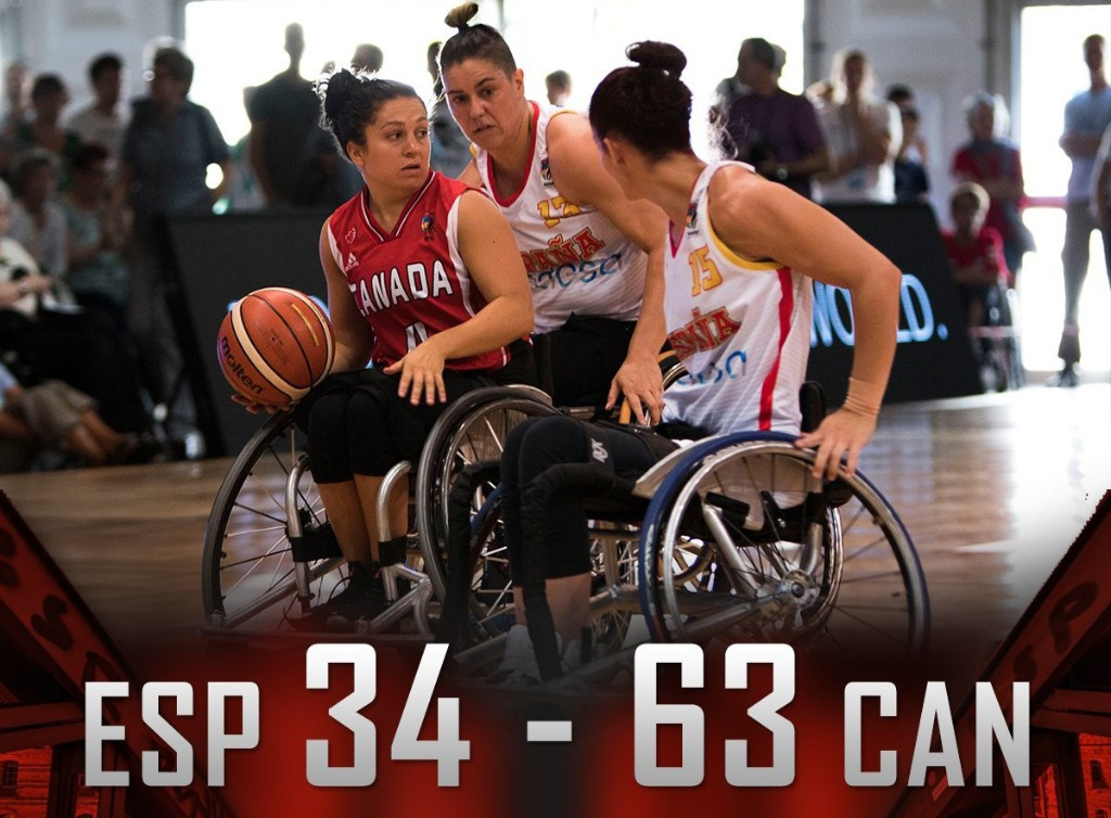 Canada bounce back from surprise defeat at Wheelchair Basketball World Championships