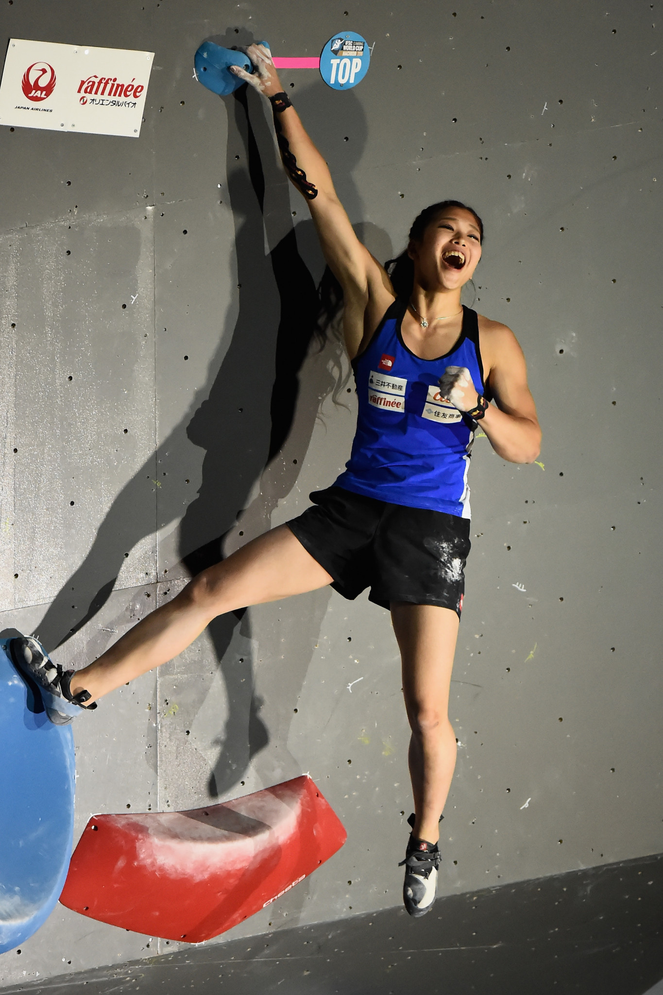 Japan's Miho Nonaka has won the women's IFSC Bouldering World Cup title ©Getty Images  
