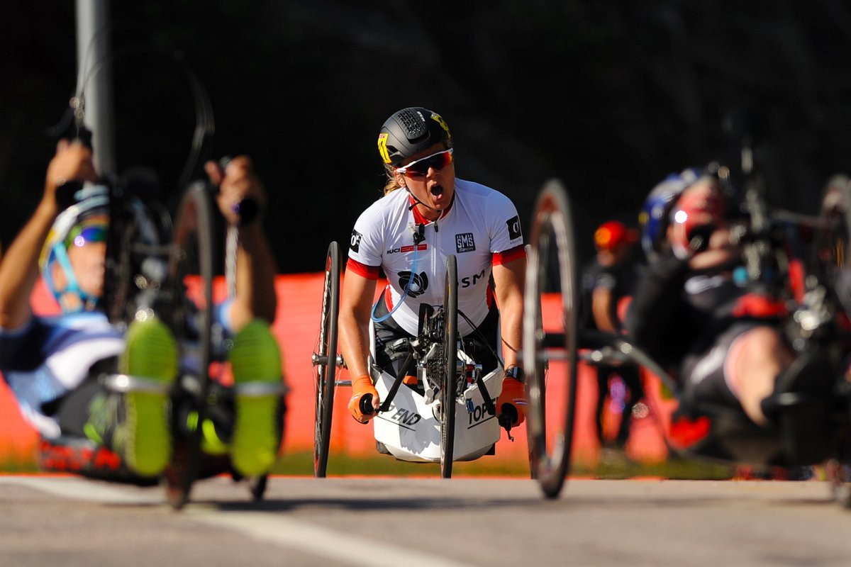 Dana adds road race success to time trial victory at UCI Para Cycling Road World Cup in Québec